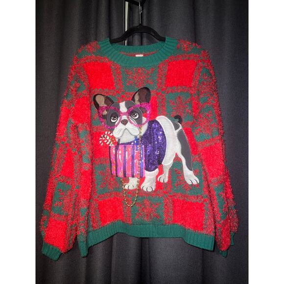 Ugly Christmas Sweater Xmas Size Medium - Picture 1 of 3